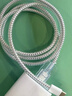 適用蘋(píng)果充電器數(shù)據(jù)線保護(hù)套15防刮tpu透明硅膠殼防斷繞繩 白色-四件套 適用20w充電頭+1米數(shù)據(jù)線 曬單實(shí)拍圖
