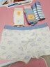 貝瑞加（Babyprints）男童內(nèi)褲3條裝棉質(zhì)男孩平角短褲幼兒園寶寶四角褲衩柔軟 120 曬單實(shí)拍圖