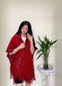 FitonTon圍巾女名族風(fēng)大披肩云南西藏旅游外搭披風(fēng)斗篷保暖拍照連帽外套 曬單實(shí)拍圖