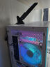 瓦爾基里（VALKYRIE）VK03-M WHITE 白色 M-ATX 游戲電腦臺式機(jī)箱 支持360水冷 6.2吋觸摸屏 曲面玻璃270°海景房 曬單實(shí)拍圖