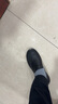 男鞋男士商務(wù)休閑皮鞋軟底軟皮透氣單層鞋懶人一腳蹬豆豆鞋樂福鞋 黑色 43 (265mm) 曬單實拍圖