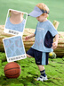 ASK JUNIOR男童兒童運(yùn)動(dòng)套裝2025夏季吸濕速干嬰幼短袖短褲 藍(lán)色  130  曬單實(shí)拍圖