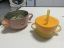 WCZ日本兒童水杯牛奶杯家用防摔刻度水杯嬰幼兒寶寶學(xué)飲喝水杯子專用 洛克黃+吸管-【食品接觸級(jí) 240ml 240mL 曬單實(shí)拍圖