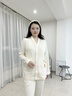 英氏孕婦秋季百棉月子服新款長(zhǎng)袖孕婦哺乳睡衣產(chǎn)婦家居服套裝V領(lǐng)黃色L 曬單實(shí)拍圖