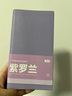 申士（SHEN SHI） A6顏值絲帶金屬吊墜軟面本筆記本子本子記事本文具學(xué)生日記本記錄本定制120張1本48-582紫 曬單實拍圖