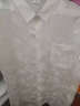 CJZ桑蠶絲短袖真絲襯衣男士夏季新款提花高檔商務(wù)免燙綢緞?dòng)』ㄒr衫男 米白色 2XL 曬單實(shí)拍圖