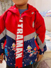 G.DUCKKIDS聯(lián)名奧特曼衣服男童外套春秋款兒童連帽衣服韓版潮流中小童風衣 紅色 120 (建議身高110cm  6-7歲)cm 曬單實拍圖