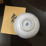 九土 手繪青花功夫品茗小茶杯日式禪意有光白釉溫潤普洱玄紋茶具 單杯 曬單實(shí)拍圖