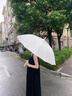 愛上雨24骨雨傘長柄男女士家用大號自動加固結實抗風暴雨專用定制直桿傘 全纖維中棒-加大-24骨梧桐米 曬單實拍圖