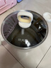 炊大皇（COOKER KING）湯鍋微壓鍋蒸鍋家用新款不粘鍋麥飯石色煮粥煲湯兩用燉鍋 納米陶瓷微壓鎖鮮 22cm 曬單實(shí)拍圖