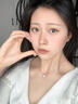 寶鉑琳雪花s925純銀項鏈女款精致鎖骨鏈2024新款輕奢小眾設(shè)計高級感 香檳色雪花項鏈 曬單實拍圖