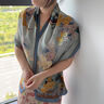 DHKZSTE2025春夏新款敦煌飛天真絲絲巾女洋氣桑蠶絲圍巾百搭送女朋友圍巾 敦煌印象 曬單實(shí)拍圖