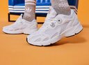 adidas 貝果鞋 ASTIR經(jīng)典復(fù)古厚底增高老爹鞋男女阿迪達(dá)斯三葉草   白/灰   36 曬單實(shí)拍圖