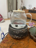 龍隱齋電陶爐家用煮茶爐器新款復古古典小型臺式靜音燒水壺鐵壺銀壺銅壺陶壺玻璃壺不挑壺鐵包銀工藝系列 鐵包銀工藝-風云 曬單實拍圖