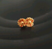 夢(mèng)金園太陽(yáng)花黃金耳釘女 向陽(yáng)而生古法足金鎏彩耳飾 生日禮物多退少補 金重約3.14g-鎏彩款 曬單實(shí)拍圖