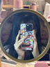 胡列娜CASETiFY適用iPhone16promax手機殼HelloKittyl蘋果15/14/13周年 CASETiFY周年鏡面黑框 iPhone 16 Pro Max 曬單實拍圖