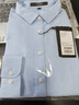 雅戈爾（YOUNGOR）長(cháng)袖襯衫女素色免燙襯衫全棉面料舒適透氣平整抗皺商場(chǎng)同款 淺藍色 37 曬單實(shí)拍圖