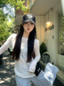 槿城韓系白色冰絲防曬罩衫女夏季長(zhǎng)袖微透夏季薄款修身針織衫t恤上衣 白色 T9015 M 【建議95-105斤】 曬單實(shí)拍圖