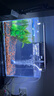 京霽魚缸背景貼紙pvc缸外裝飾造景水族箱純黑色背景壁紙玻璃裝飾貼膜 靜電黑磨砂/寬30cm*長1米（適合缸外用） 曬單實拍圖