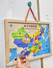 HERO THRIVE磁力中國(guó)地圖拼圖玩具7-10歲世界拼圖6歲以上3d立體8-10歲兒童6-9 【大號(hào)兒童版】中國(guó)+世界拼圖 【加厚強(qiáng)磁+木質(zhì)邊框+安全無味】 曬單實(shí)拍圖