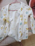 舒貝怡嬰兒衣服內(nèi)衣套裝兒童睡衣寶寶薄空調(diào)家居服純棉對(duì)開(kāi)秋衣黃110 曬單實(shí)拍圖