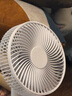 那時(shí)海桌面USB可充電風(fēng)扇8英寸大風(fēng)力搖頭便攜定時(shí)臺式小風(fēng)扇無(wú)線(xiàn)鋰電池戶(hù)外臺扇辦公室宿舍靜音小電扇 8寸充電款2節電池 曬單實(shí)拍圖