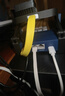 CY PD快充 FPC柔性短線 40GB雙頭Type-C USB4公對公USB3.1GEN2數(shù)據(jù)短線USB-C高速U型線240w充電數(shù)據(jù) USB-C公對USB3.0-A公10GB（黃色） 13cm 曬單實(shí)拍圖