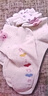ZUJO小兔襪子女5雙春夏季棉薄款點(diǎn)子紗透氣學(xué)生日系抗菌短襪女士船襪 曬單實(shí)拍圖