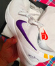 耐克科比8男女透氣實(shí)戰籃球鞋冬季抗扭低幫NIKE KOBE 8 HF9550 100白/庭紫/大學(xué)金 40.5 曬單實(shí)拍圖