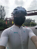EVR騎行服男夏季短袖自行車夜騎反光標透氣抑菌上衣高彈輕薄Explore 貝殼色-夜騎反光標 XL 曬單實拍圖