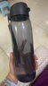 特百惠（Tupperware）樂活750ML塑料杯夏季男女學(xué)生運動水杯子大容量便攜雙飲 都市灰 曬單實拍圖