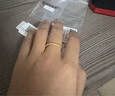中國黃金（CHINA GOLD）櫻花黃金戒指女足金古法素圈對戒婚戒七夕情人節(jié)禮物送女友老婆 16#櫻花戒指約0.5g*甄選禮盒 曬單實拍圖