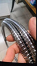 摩恩（MOEN）304不銹鋼花灑軟管4分通用接口1.45m噴頭淋浴管連接管軟管配件731 曬單實拍圖