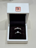 DR結(jié)婚對戒K金情侶訂婚七夕禮物FOREVER細(xì)水長流B09011/B09012 單男戒6分H色SI1-鉑金 曬單實(shí)拍圖