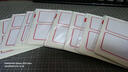 晨光（M&G）文具76*51mm/20枚紅自粘不干膠標(biāo)簽貼紙標(biāo)記便簽便利貼口取紙價(jià)格名字姓名貼YT-01辦公用品 曬單實(shí)拍圖
