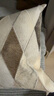 若奈 “Diamonds”灰鉆系列奶牛皮沙發(fā)抱枕套靠墊客廳沙發(fā)背靠北歐風(fēng) 《格菱紋》 45x45cm 曬單實(shí)拍圖