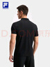 FILA 斐樂官方男子針織短袖POLO衫2025秋季新款健身運(yùn)動涼感上衣 深黑-BK 2XL 185/104A/XXL 曬單實(shí)拍圖