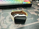 炫戴（XUANDAI）綠蘋(píng)果丨適用蘋(píng)果手表s10表帶真皮iwatch S9腕帶創(chuàng)意女士蘋(píng)果手表s8/s7保護(hù)套智能運(yùn)動(dòng)替換帶配件 牛油果拼米白-青蘋(píng)果【復(fù)古白硅膠殼套裝】 38mm適用iwatch1/ 曬單實(shí)拍圖