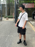 京東京造【高棉】男士6雙中筒襪92%棉10A抗菌休閑商務(wù)透氣男襪子 黑 曬單實(shí)拍圖