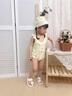 班喜迪寶寶泳衣夏季2025新款女童公主嬰兒吊帶連體泳裝兒童溫泉游泳衣 杏色 90 曬單實(shí)拍圖