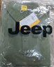 吉普（JEEP）短袖T恤男士夏季polo衫潮流休閑寬松涼感衣服男裝 軍綠 XL 曬單實(shí)拍圖