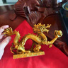 子木雅居純銅祥龍擺件龍騰四海五爪金龍聚招財(cái)鎮(zhèn)宅客廳玄關(guān)辦公室風(fēng)水?dāng)[件 漢龍【長(zhǎng)約13cm】 曬單實(shí)拍圖