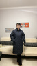 波司登（BOSIDENG）2025新款輕薄90鵝絨服女長(zhǎng)款小香風(fēng)菱格襯衫領(lǐng)保暖外套B250134188 暮色深藍(lán)|5995 XL 175/96A 體重約130-140斤 曬單實(shí)拍圖