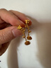 金至尊（3D-GOLD)野玫瑰黃金耳釘女款足金耳飾時(shí)尚送禮計(jì)價(jià) 金重4.12克-以證簽為準(zhǔn)多退少補(bǔ) 曬單實(shí)拍圖