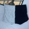 貓人內(nèi)褲女士高腰純棉小平角褲10A抑菌女生大碼包臀打底女款四角短褲 (3條裝)膚色+灰色+白色 L 【建議：100~120斤】 曬單實拍圖