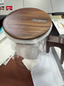尚明飄逸杯泡茶壺玻璃過(guò)濾沖泡茶壺茶水分離茶壺可拆洗茶具節日禮品 胡桃木800ml 曬單實(shí)拍圖