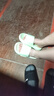 QYCKABY踩屎感居家用拖鞋女士夏季戶(hù)外穿厚底浴室防滑耐磨EVA涼拖鞋男款 綠色 38-39 適合37-38(內(nèi)長(zhǎng)245mm) 曬單實(shí)拍圖