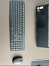 羅技（Logitech）MK235 鍵鼠套裝 無線鍵鼠套裝 辦公鍵鼠套裝  防潑濺防指紋 全尺寸 帶無線2.4G接收器 黑 曬單實(shí)拍圖