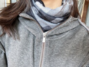 SCOTT GOOSE正品冬季新款防寒男款護頸圍脖戶(hù)外保暖潮流男士圍巾 深灰色 曬單實(shí)拍圖