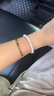 中國黃金CHINA GOLD18k金淡水珍珠手鏈女簡約手串七夕情人節(jié)禮物送女友老婆生日 【京速達(dá)】18k珍珠手鏈 曬單實(shí)拍圖
